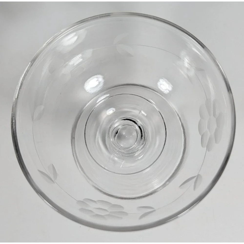 Unmarked vintage clear